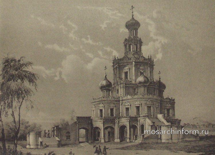 Церковь в Филях  -  памятник архитектуры времён Петра I
