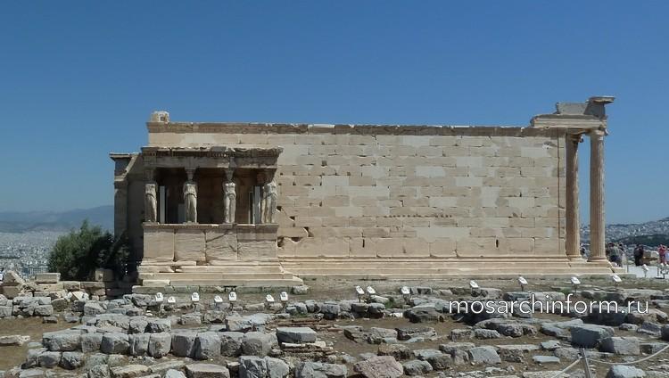 Эрехтейон (Erechtheion), архитектура древней Греции