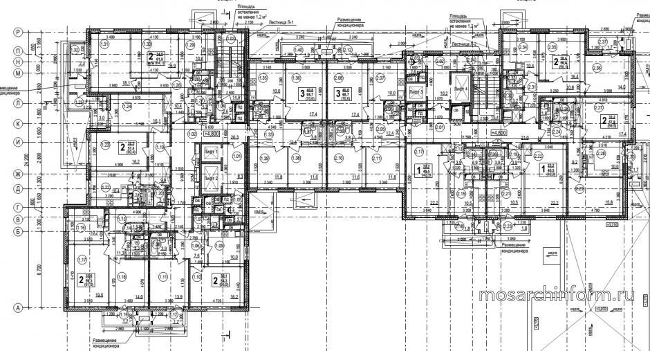 Планировки квартир Гарибальди, влад. 17 - стартовый дом по реновации 