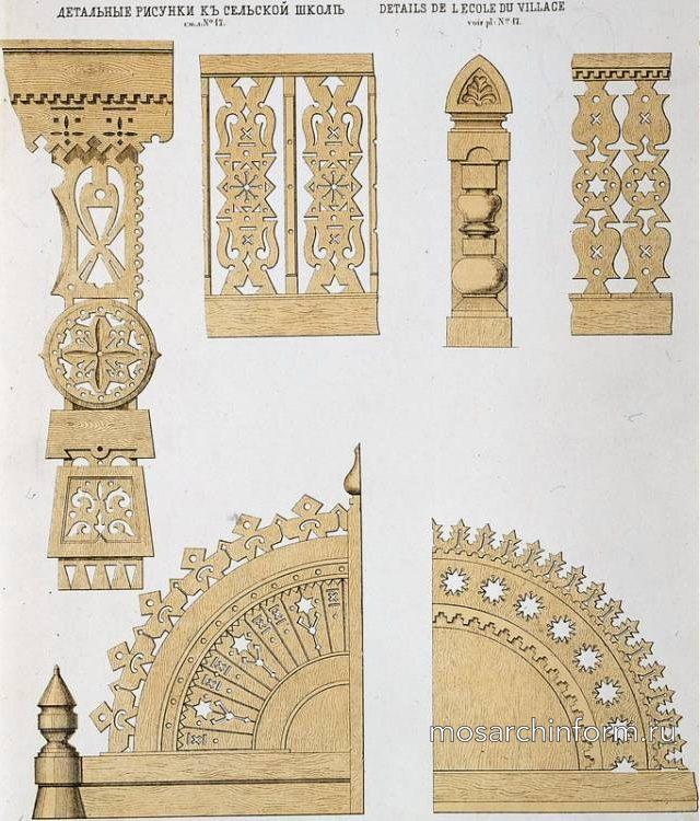 Деревянные резные элементы фасада - Дома в старорусском стиле, резные элементы, мебель и пр.