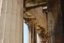 Архитектура Древней Греции - Храм Гефеста, рифленые дорические колонны с абаками